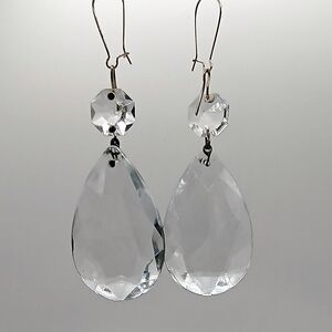 Sophisticated Teardrop Crystal Earrings